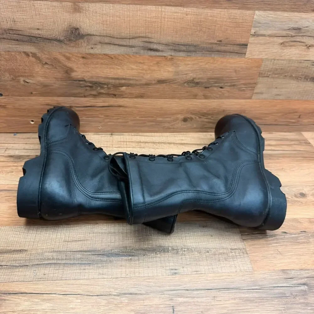RO Search Vintage 1985 Military Combat men’s size 8W black leather Boots